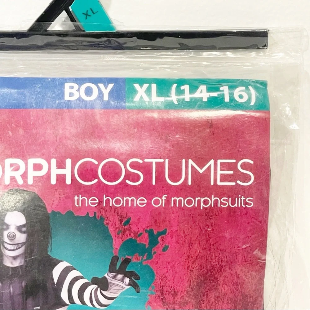 MorphCostumes Boys Size XL 14-16 2‎ Piece Laughing Jack Costume NEW